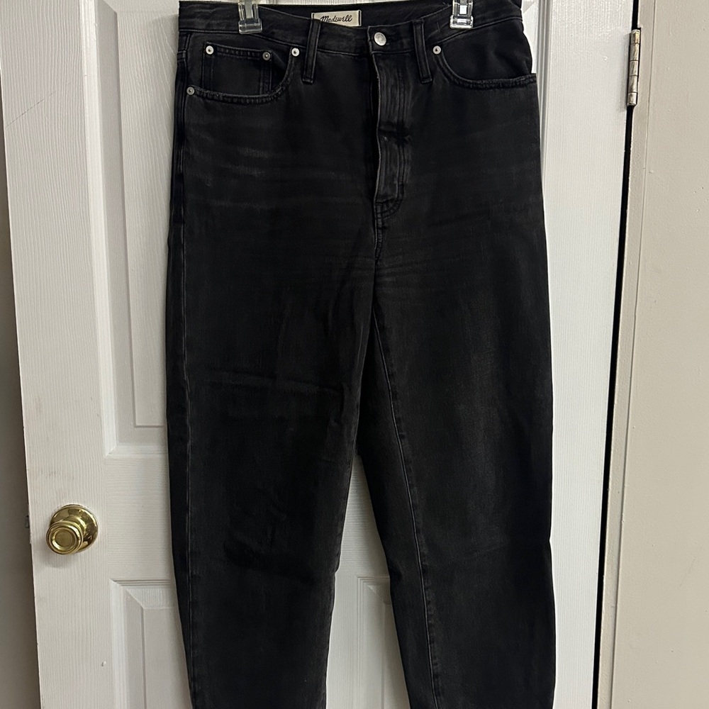 Madewell Men's Relaxed Black Jeans